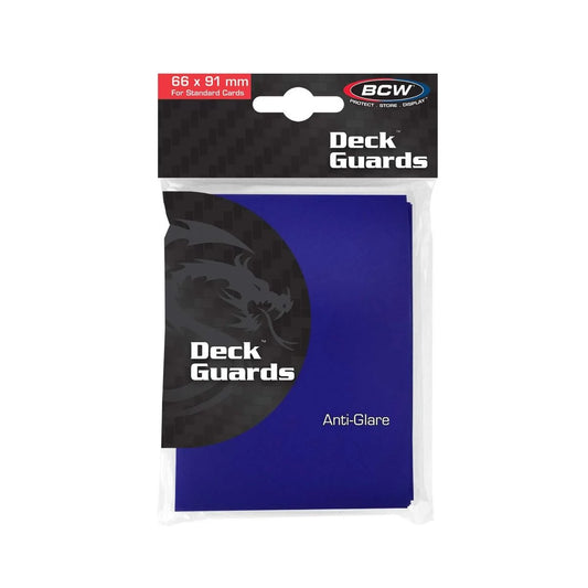 BCW Anti-Glare Deck Guards 50 Count Blue