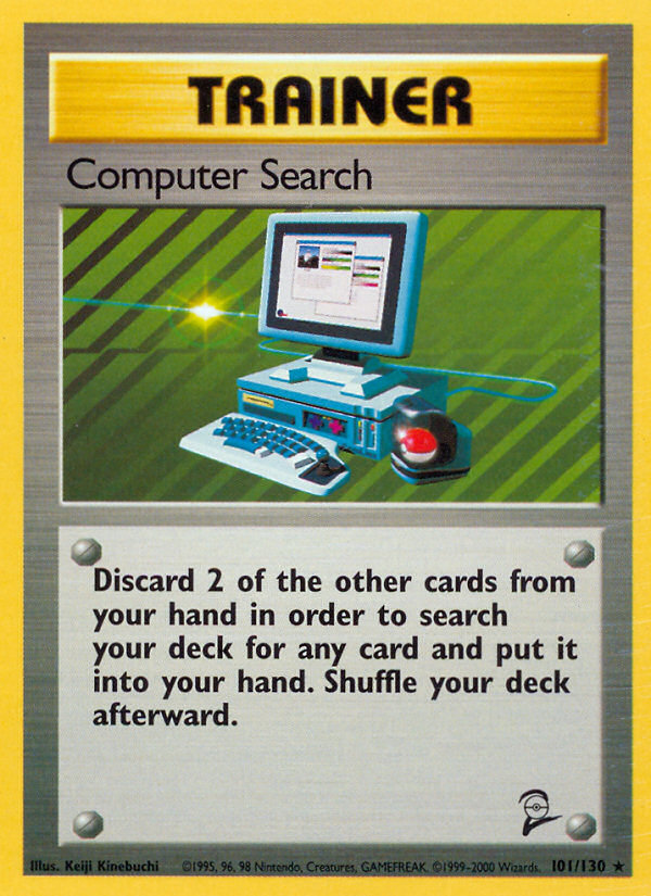 Computer Search - Base Set 2 101 - Damaged