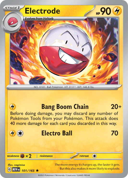 Electrode - Scarlet & Violet—151 101/165  (Foil) - Near Mint