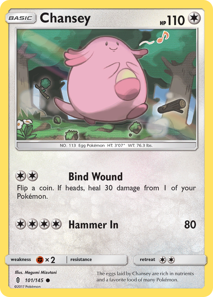 Chansey - Guardians Rising 101/145 - Near Mint