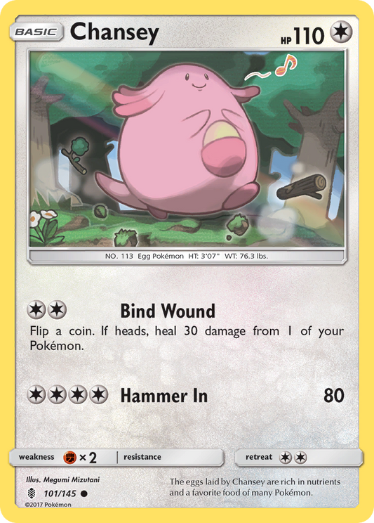 Chansey - Guardians Rising 101/145 - Near Mint