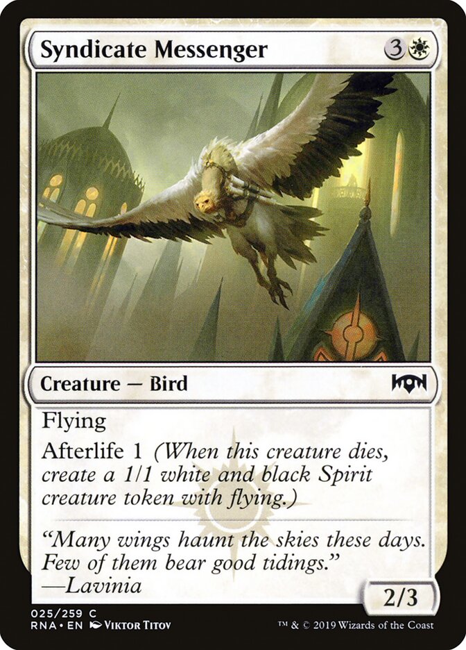 Syndicate Messenger - Ravnica Allegiance 25