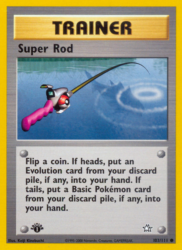 Super Rod - Neo Genesis 103 (Unlimited) - Lightly Played