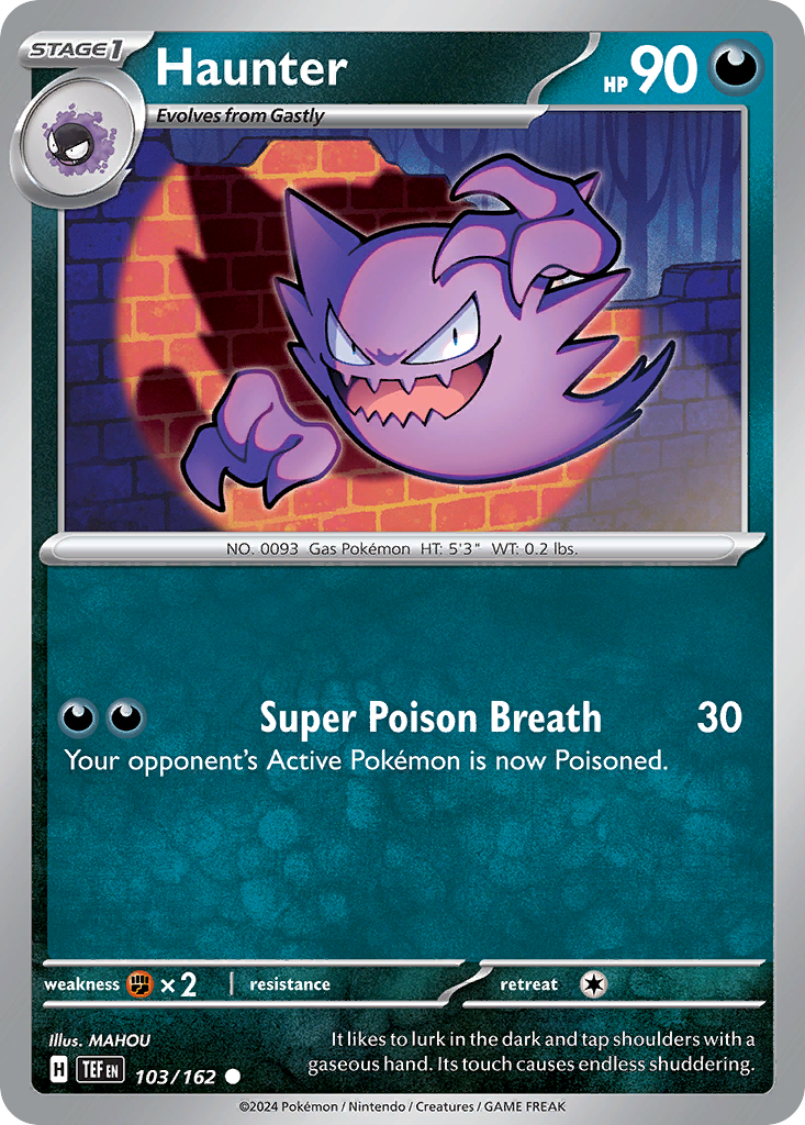 Haunter - Temporal Forces 103/162 (Foil) - Near Mint