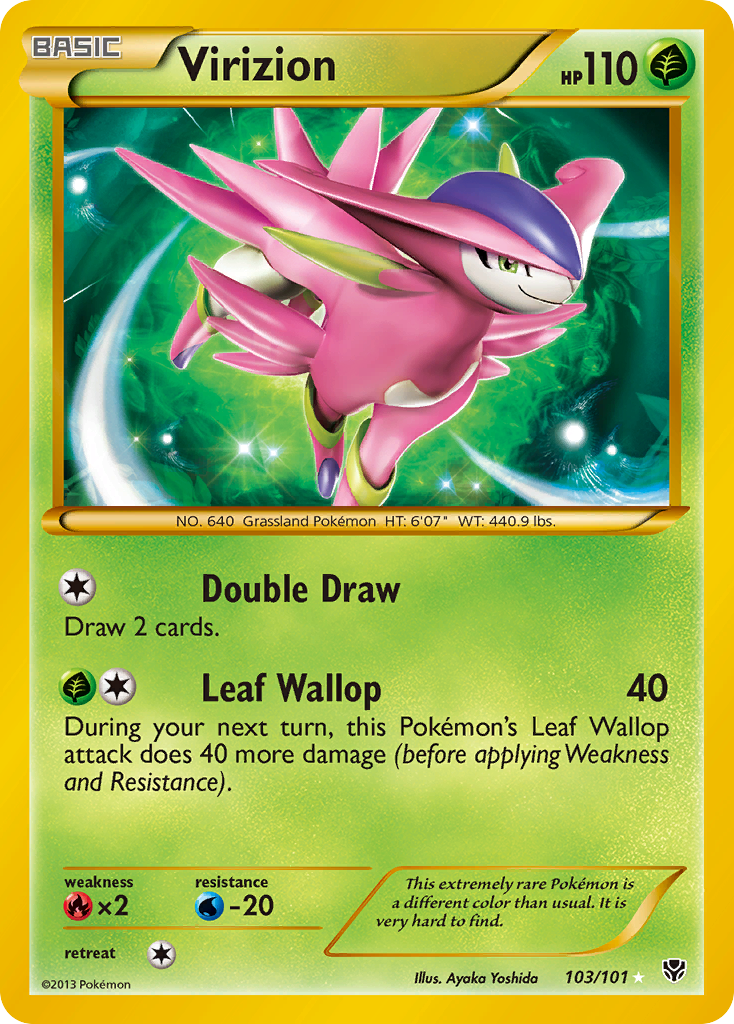 Virizion (Secret) - Plasma Blast 103  (Foil) - Near Mint - Foil