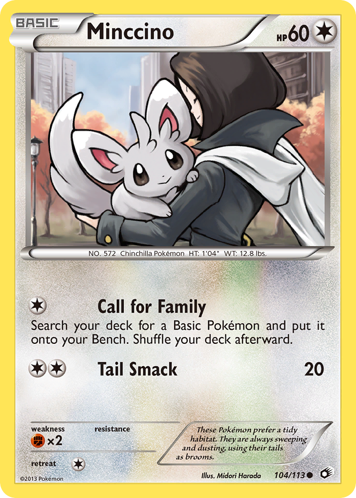Minccino - Legendary Treasures 104 - Near Mint