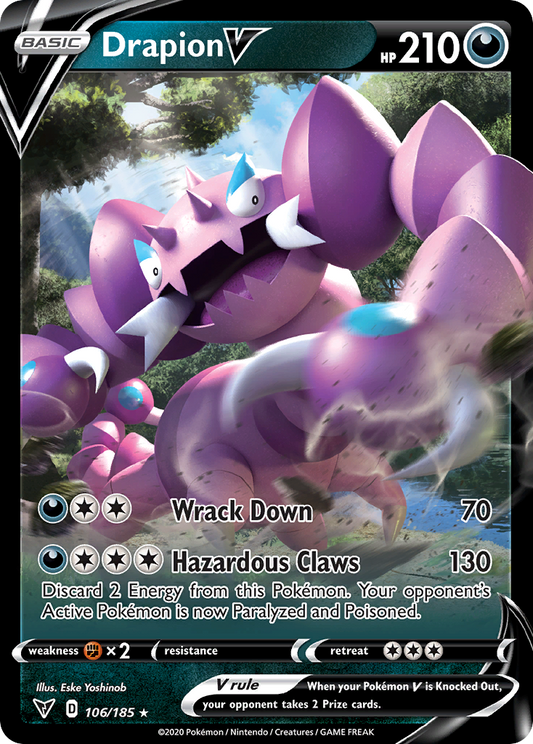 Drapion V - Vivid Voltage 106/185 (Foil) - Near Mint