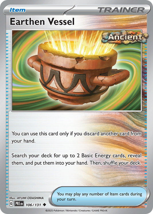 Earthen Vessel - Prismatic Evolutions 106/131 - Near Mint