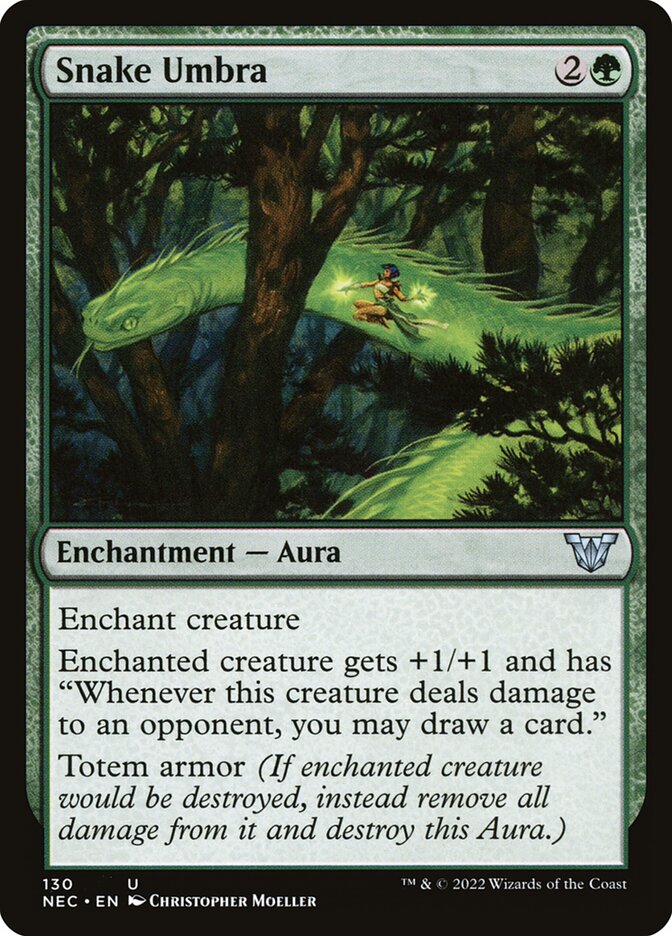 Snake Umbra - Commander: Kamigawa: Neon Dynasty 130