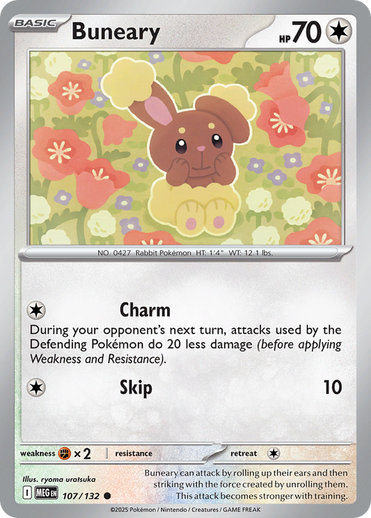 Buneary - Mega Evolution 107/132 (Foil) - Near Mint