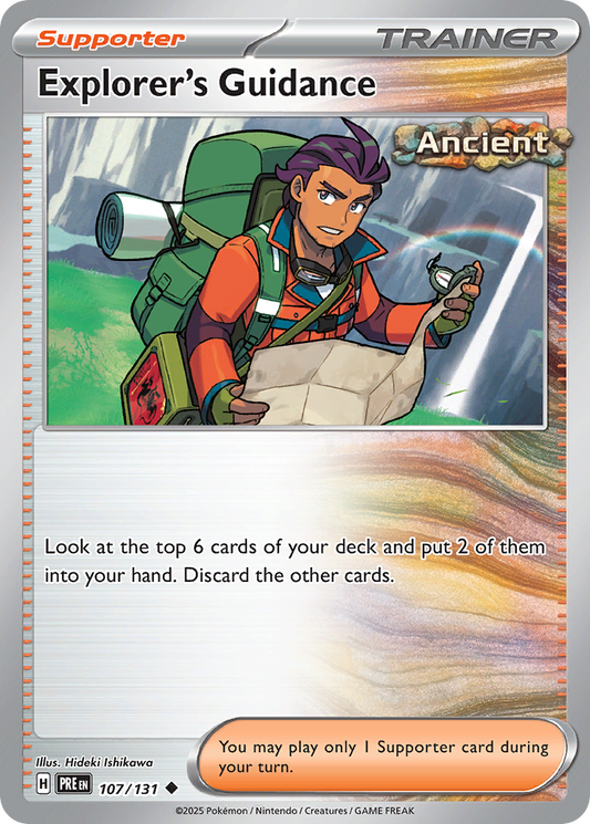 Explorer's Guidance - Prismatic Evolutions 107/131 - Near Mint