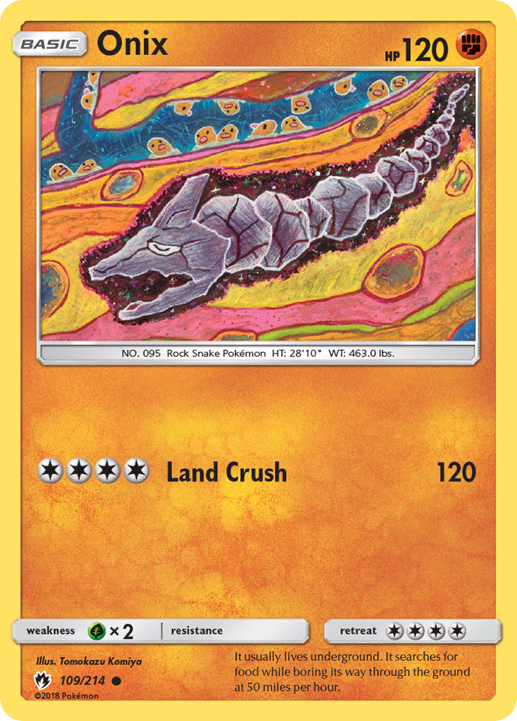 Onix - Lost Thunder 109 - Near Mint