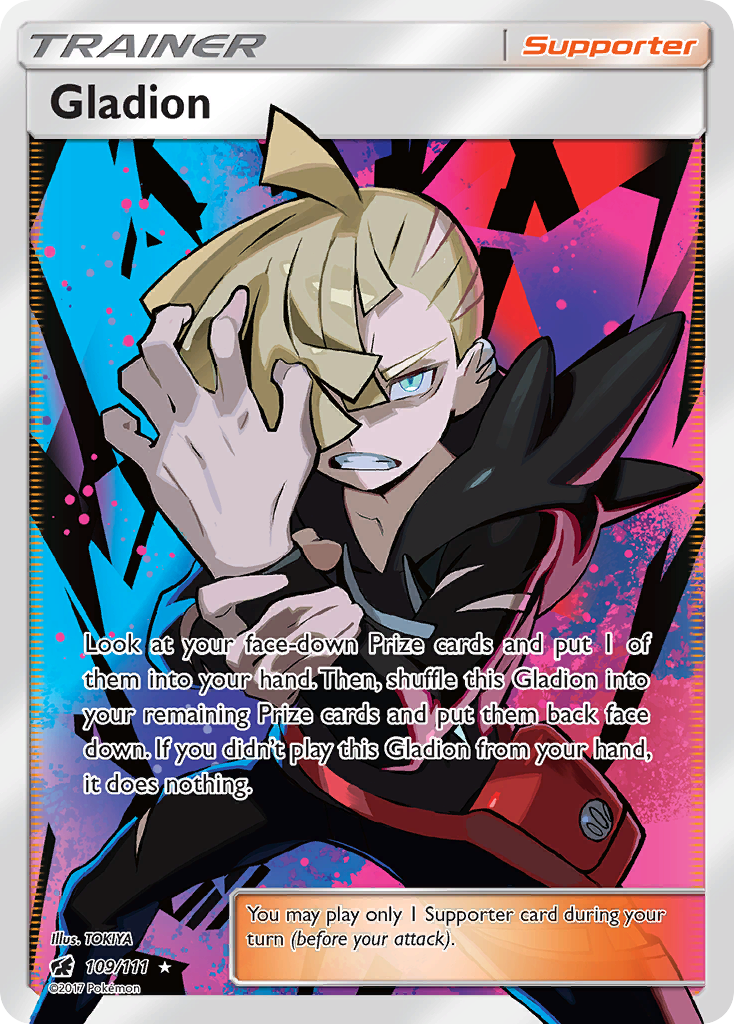 Gladion (Full Art) - Crimson Invasion 109/111 (Foil) - Near Mint