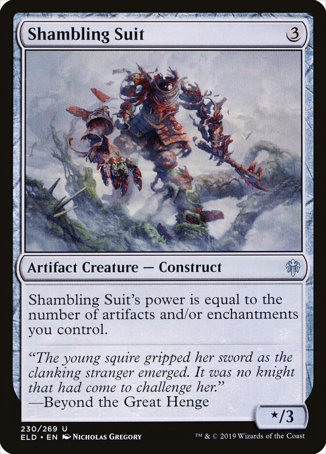 Shambling Suit - Throne of Eldraine 230 (Foil)