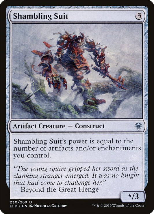 Shambling Suit - Throne of Eldraine 230 (Foil)