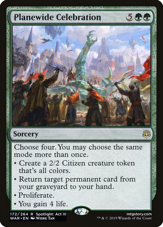 Planewide Celebration - WAR 172