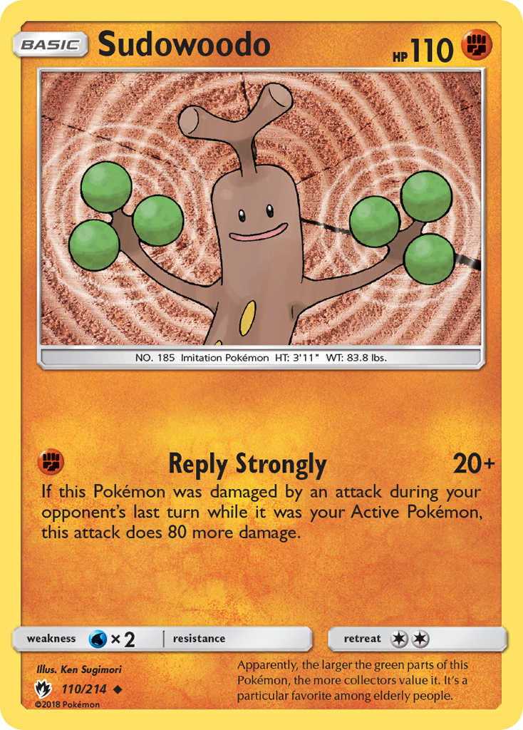 Sudowoodo - Lost Thunder 110  - Near Mint
