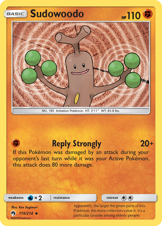 Sudowoodo - Lost Thunder 110  - Near Mint