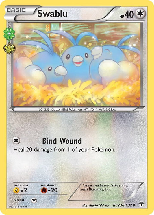 Swablu - Generations: Radiant Collection RC23 - Lightly Played