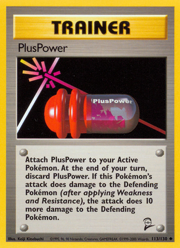 PlusPower - Base Set 2 113 - Near Mint
