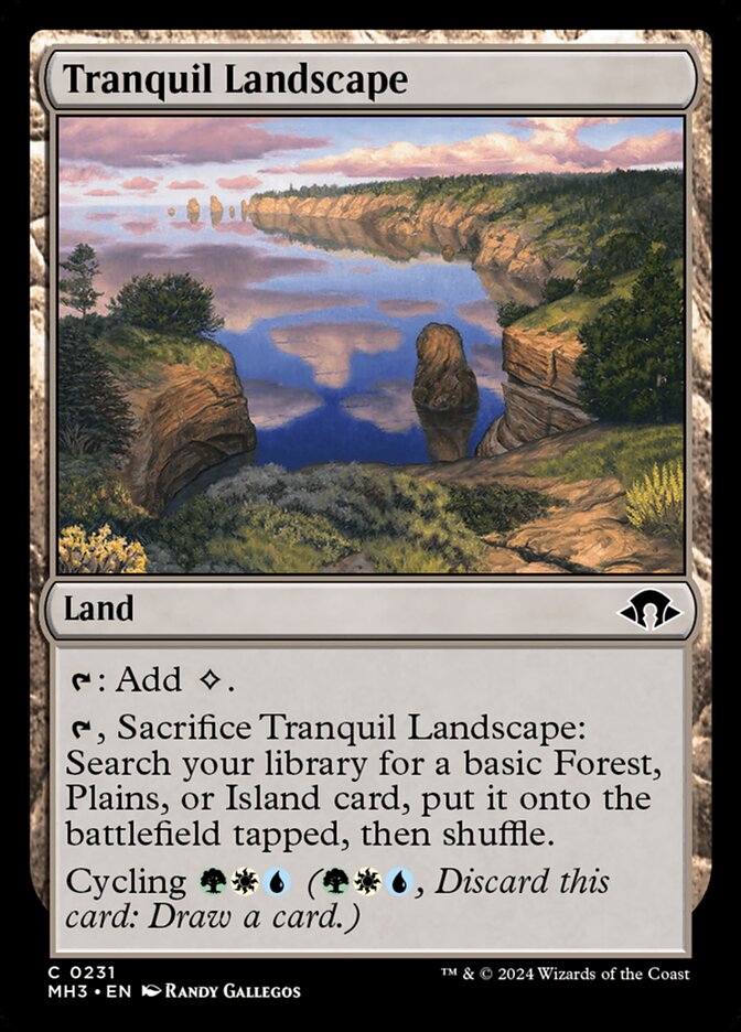 Tranquil Landscape - MH3 231  (Foil)