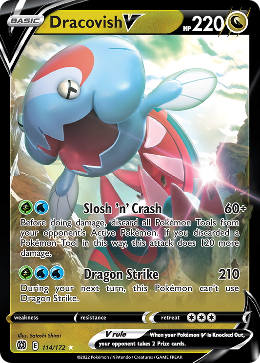 Dracovish V - Brilliant Stars 114/172 (Foil) - Near Mint