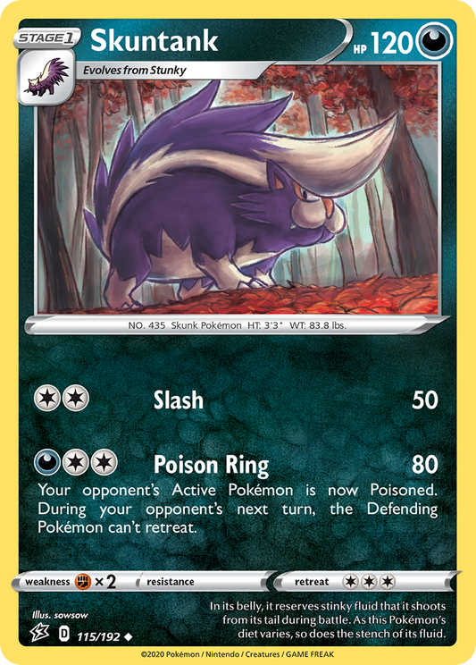 Skuntank - Rebel Clash 115/192  - Near Mint