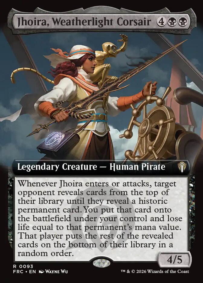 Jhoira, Weatherlight Corsair - Reality Fracture Commander 93