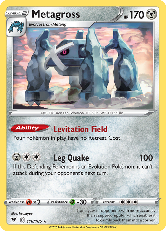Metagross - Vivid Voltage 118/185