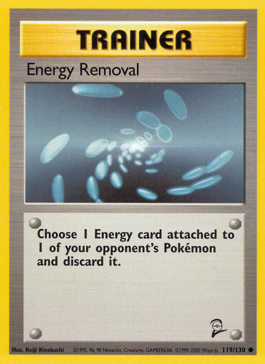 Energy Removal - Base Set 2 119 - Near Mint