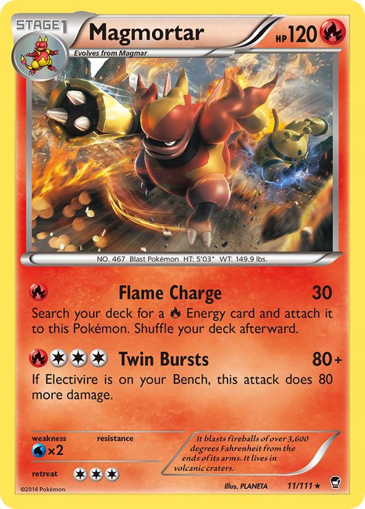 Magmortar - Furious Fists 11  (Foil) - Lightly Played