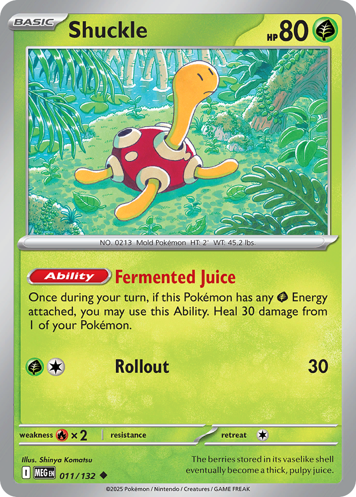 Shuckle - Mega Evolution 011/132 (Foil) - Near Mint