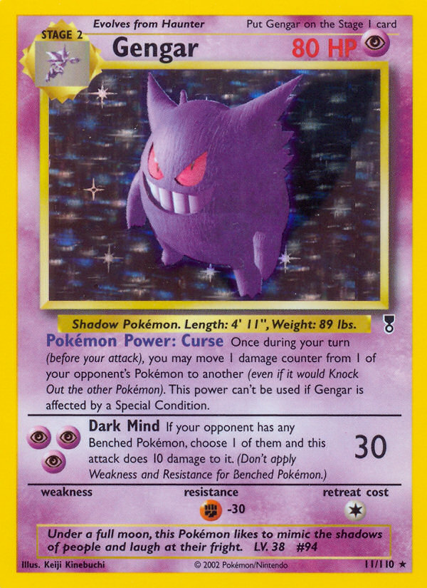 Gengar - Legendary Collection 11 (Foil) - Damaged