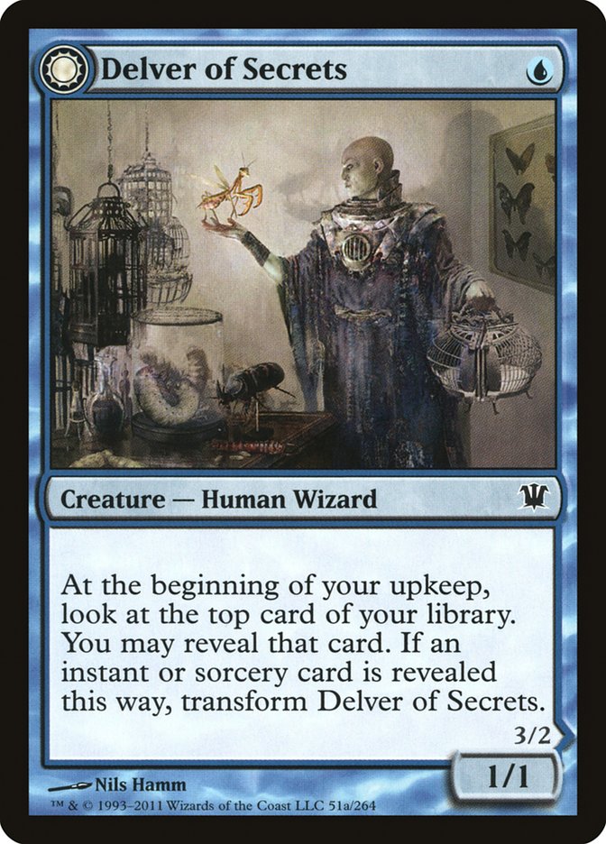 Delver of Secrets // Insectile Aberration - ISD 51