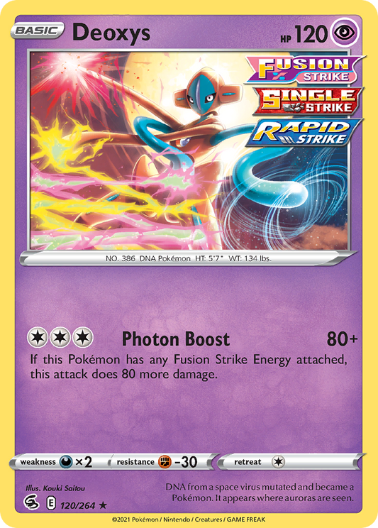 Deoxys - Fusion Strike 120/264 (Foil) - Near Mint