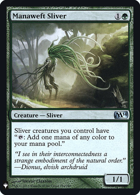 Manaweft Sliver - PLST M14-184  (Foil)