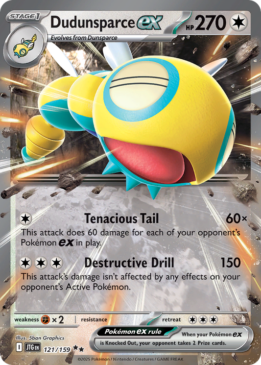Dudunsparce ex - Journey Together 121/159 (Foil) - Near Mint