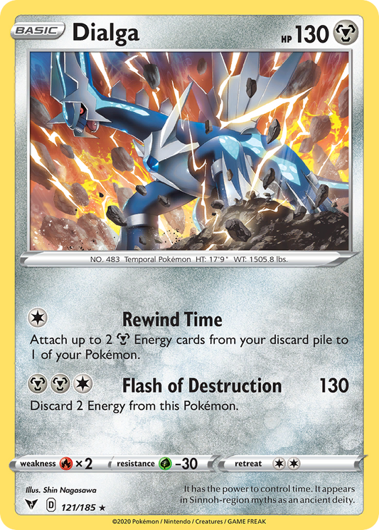 Dialga - Vivid Voltage 121/185  (Foil) - Near Mint