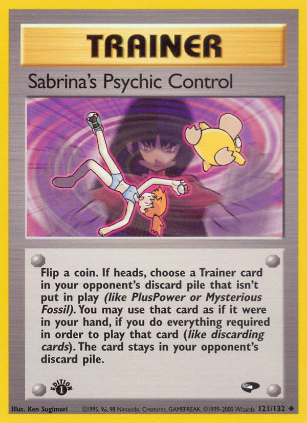 Sabrina's Psychic Control - Gym Challenge 121 - Lightly Played