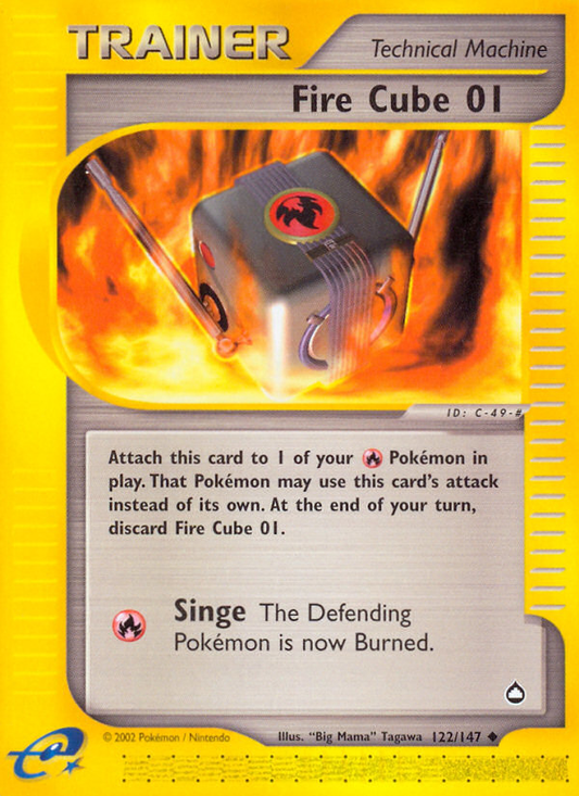 Fire Cube 01 - Aquapolis 122  (Foil) - Near Mint - Ungraded