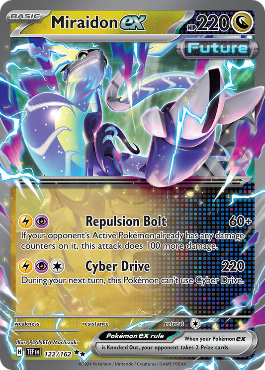 Miraidon ex - Temporal Forces 122/162 (Foil) - Near Mint