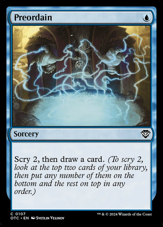 Preordain - OTC 107