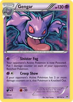 Gengar (XY BREAKthrough) - Deck Exclusives 060/162 - Lightly Played