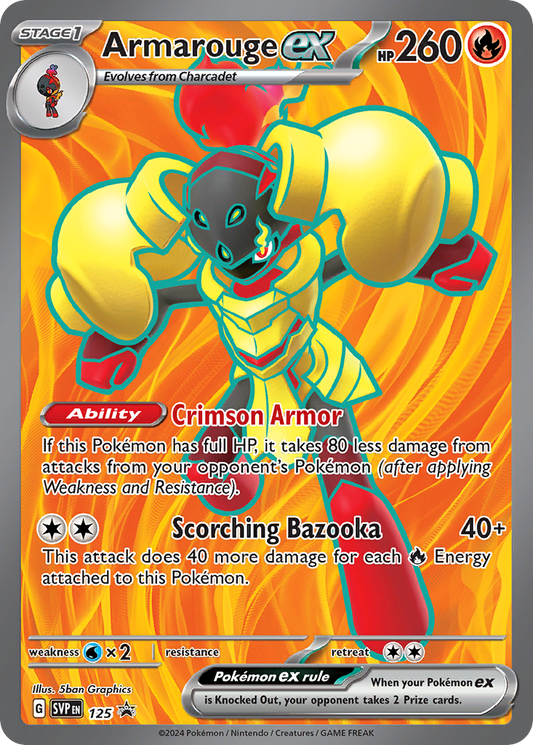 Armarouge ex - Scarlet & Violet Promo 125  (Foil) - Near Mint - Ungraded