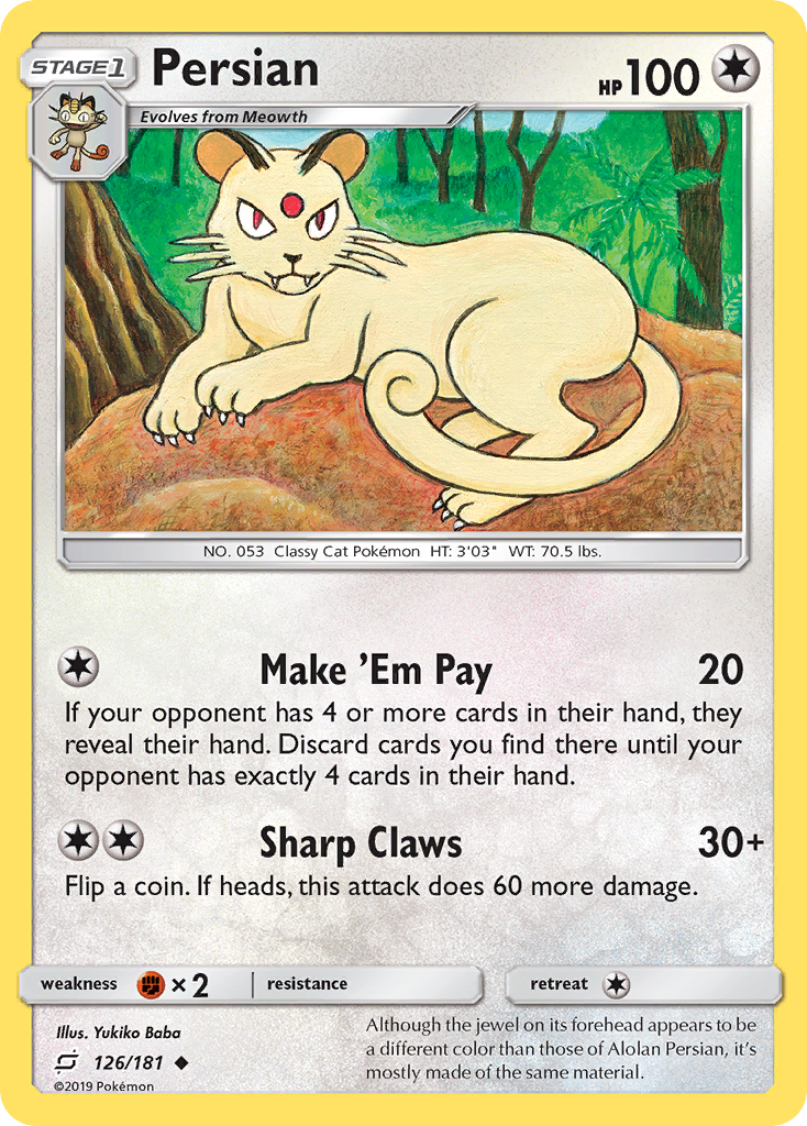 Persian - Team Up 126 - Near Mint