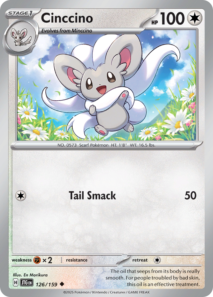 Cinccino - Journey Together 126/159 (Foil) - Near Mint