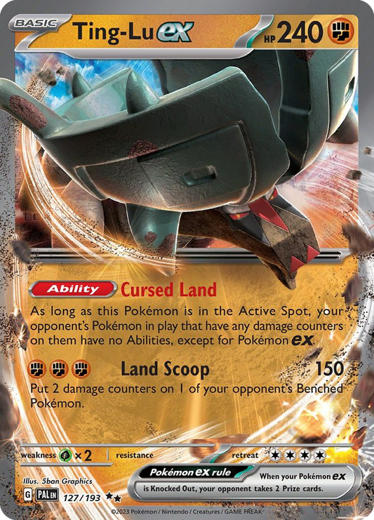Ting-Lu ex - Paldea Evolved 127/193  (Foil) - Near Mint - Ungraded