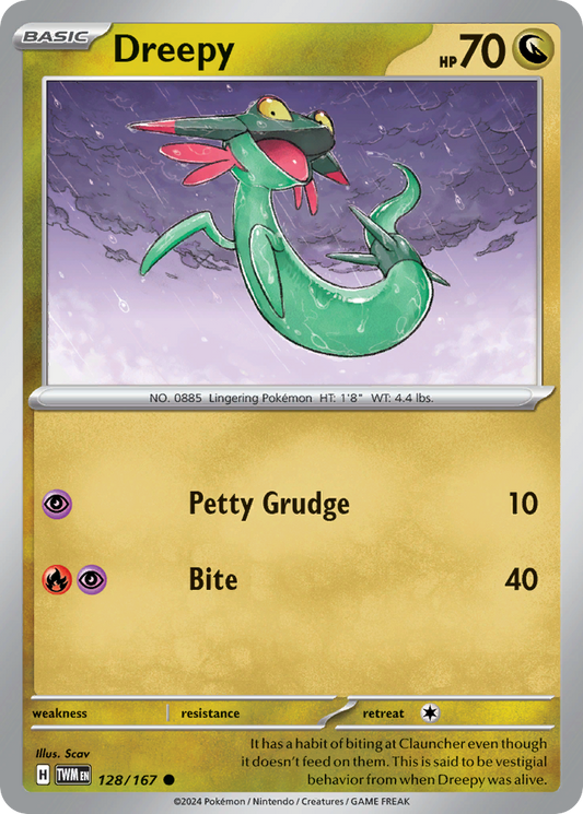 Dreepy - Twilight Masquerade 128/167 (Foil) - Near Mint