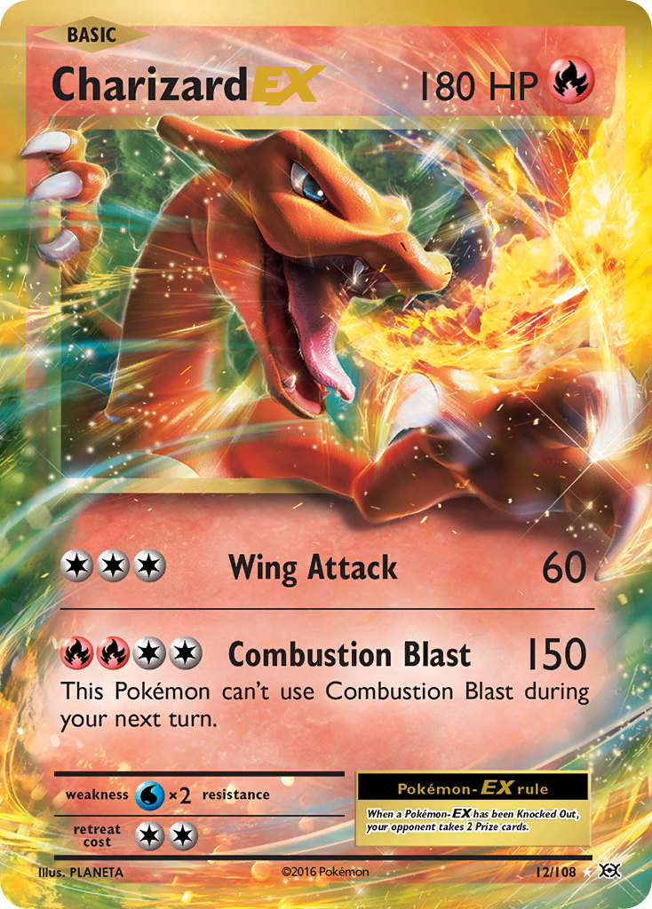 Charizard EX - Evolutions 12/108 (Foil) - Near Mint