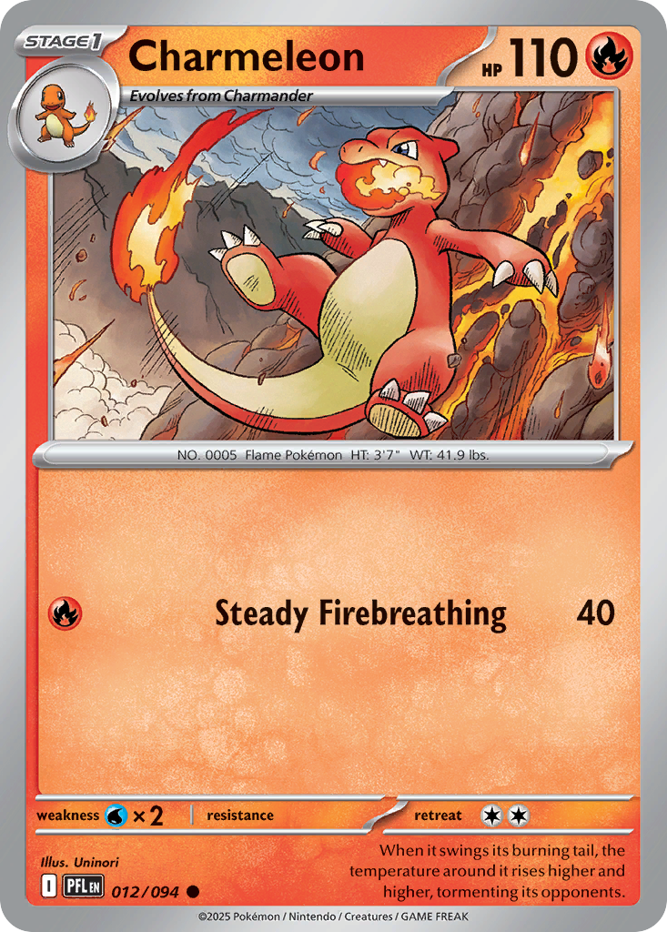 Charmeleon - Phantasmal Flames 012/094 - Near Mint